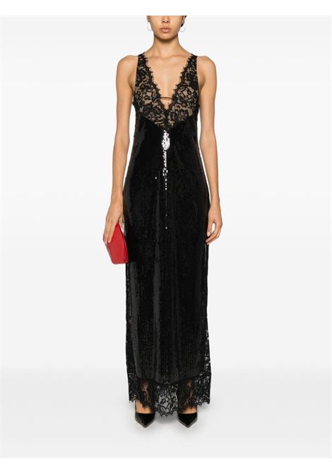 Abito midi Raine in Rue Cambon in nero di The New Arrivals Ilkyaz Ozel - donna THE NEW ARRIVALS ILKYAZ OZEL | NA00302610382RCMBN